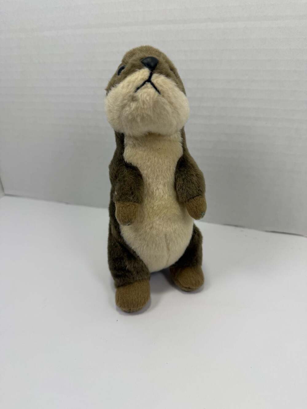 The Petting Zoo 1994 River Otter Brown Cream Stuffed Animal Plush Toy